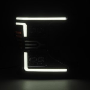 Ford F-250 SD Headlights - AlphaRex - NOVA-Series LED Projector - Black - `20-`22