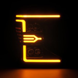 Ford F-250 SD Headlights - AlphaRex - NOVA-Series LED Projector - Black - `20-`22