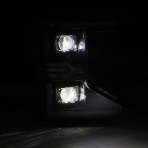 Ford F-250 Headlights - AlphaRex - LUXX-Series LED Projector - Black - `20-`22