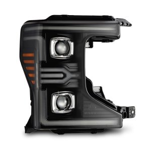 Ford F-250 Headlights - AlphaRex - LUXX-Series LED Projector - Black - `20-`22