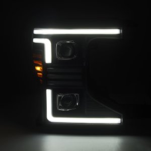 Ford F150 Headlights - AlphaRex - Pro-Series Projector - Black - `20-`22
