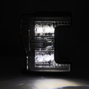 Ford F-250 Super Duty Headlights - AlphaRex - NOVA-Series LED Projector - Chrome - `17-`19 Ford F-250 Super Duty Headlights - AlphaRex - NOVA-Series LED Projector - Chrome - `17-`19