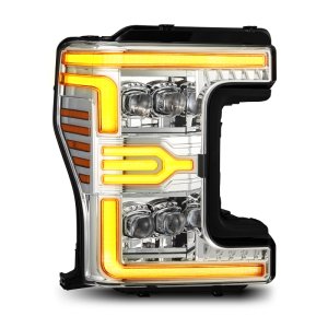 Ford F-250 Super Duty Headlights - AlphaRex - NOVA-Series LED Projector - Chrome - `17-`19 Ford F-250 Super Duty Headlights - AlphaRex - NOVA-Series LED Projector - Chrome - `17-`19