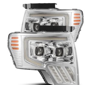 Ford F-150 Headlights - AlphaRex - PRO-Series Projector - Chrome - `09-`14