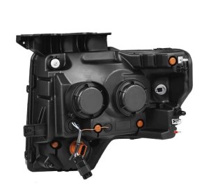 Ford F-150 Headlights - AlphaRex - PRO-Series - Black - `09-`14
