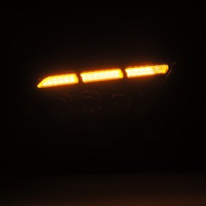 Ford Mustang Headlights - AlphaRex - NOVA-Series LED Projector - Black - `13-`14