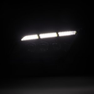 Ford Mustang Headlights - AlphaRex - NOVA LED Projector - Alpha-Black - `13-`14