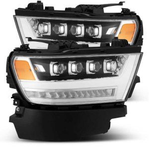 Ram 1500 Headlights - AlphaRex - NOVA-Series Projector - Chrome - `19-`20