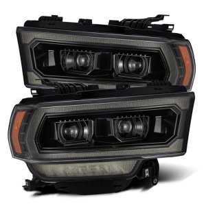 Ram 2500 Headlights - AlphaRex - PRO-Series Projector - Alpha Black - `19-`21