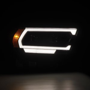 Ram 1500 Headlights - AlphaRex - PRO-Series Projector - Alpha Black - `19-`22