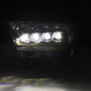 Dodge Ram 1500 Headlights - AlphaRex - NOVA-Series LED Projector - Alpha-Black - `19-`23