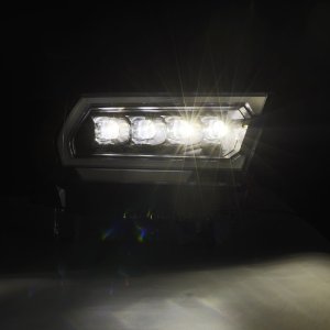 Dodge Ram 1500 Headlights - AlphaRex - NOVA-Series - Black - `19-`23