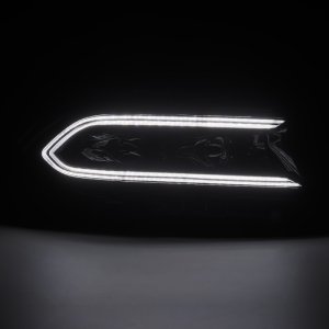 Dodge Charger Headlights - AlphaRex - LUXX-Series LED Projector - Black - `15-`23