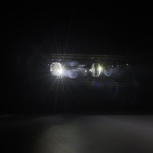 Dodge Charger Headlights - AlphaRex - LUXX-Series LED Projector - Black - `15-`23
