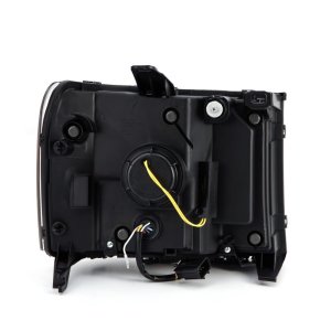 GMC 1500HD Headlights - AlphaRex - PRO-Series Projector Plank Style with Activ Light/Sequential Signal - Chrome - `07-`13