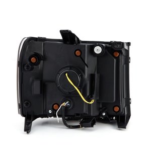 GMC 1500HD Headlights - AlphaRex - NOVA LED - Jet Black - `07-`13