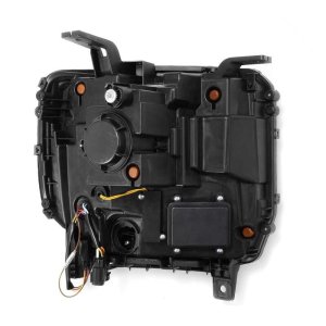 GMC Sierra Headlights - AlphaRex - NOVA-Series Projector - Black - `14-`18