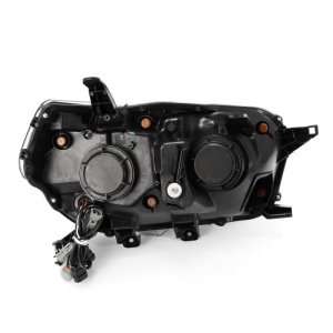 Toyota 4Runner Headlights - AlphaRex - LUXX LED Proj Plank Style w/Seq Signal/DRL - Black - `10-`13