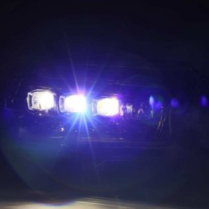 Toyota 4Runner Headlights - AlphaRex - NOVA LED Projector - Alpha-Black - `10-`13