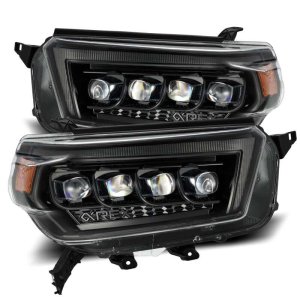 Toyota 4Runner Headlights - AlphaRex - NOVA LED Projector - Alpha-Black - `10-`13