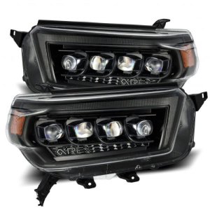 Toyota 4Runner Headlights - AlphaRex - NOVA LED Projector - Alpha-Black - `10-`13