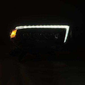 Toyota 4Runner Headlights - AlphaRex - NOVA LED Projector - Alpha-Black - `10-`13