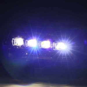 Toyota 4Runner Headlights - AlphaRex - NOVA LED Projector - Alpha-Black - `10-`13