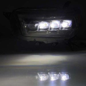 Toyota 4Runner Headlights - AlphaRex - NOVA LED Projector - Black - `10-`13