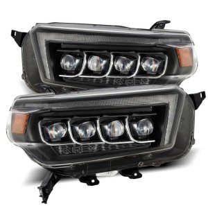 Toyota 4Runner Headlights - AlphaRex - NOVA LED Projector - Black - `10-`13