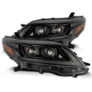 Toyota Sienna Headlights - AlphaRex - LUXX LED Proj Headlights - Alpha Black - `11-`21