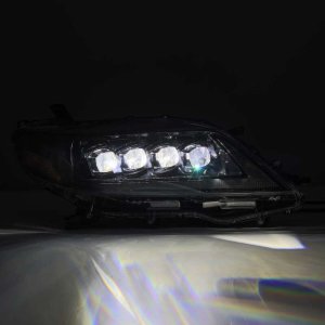 Toyota Sienna Headlights - AlphaRex - LUXX LED Proj - Alpha Black - `11-`21