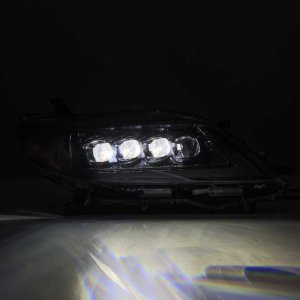 Toyota Sienna Headlights - AlphaRex - LUXX LED Proj - Alpha Black - `11-`21