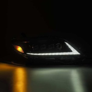 Toyota Sienna Headlights - AlphaRex - LUXX LED Proj - Alpha Black - `11-`21