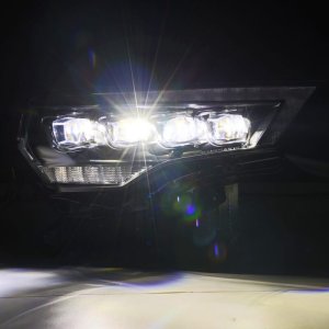 Toyota 4Runner Headlights - AlphaRex - NOVA LED Projector - Black - `14-`22
