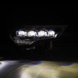 Toyota 4Runner Headlights - AlphaRex - NOVA LED Projector - Black - `14-`22