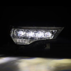 Toyota 4Runner Headlights - AlphaRex - NOVA LED Proj - Chrome - `14-`22