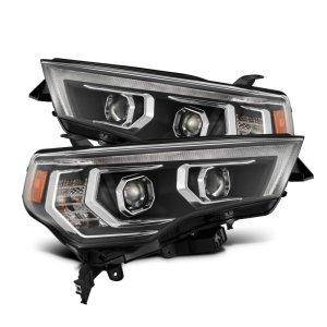 Toyota 4Runner Headlights - AlphaRex - LUXX-Series LED Proj - Black - `14-`22