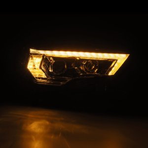 Toyota 4Runner Headlights - AlphaRex - LUXX-Series LED Projector - Chrome - `14-`22