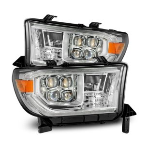 Toyota Sequoia Headlight Assembly - AlphaRex - NOVA LED Projector - Chrome - `08-`17