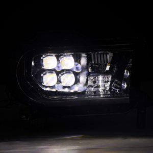 Toyota Tundra Headlights - AlphaRex - NOVA LED Proj - Alpha-Black - `07-`13