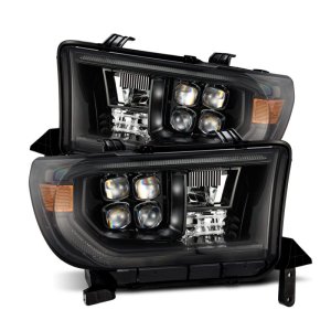 Toyota Tundra Headlights - AlphaRex - NOVA LED Proj - Alpha-Black - `07-`13