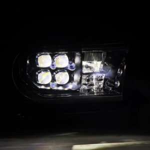 Toyota Tundra Headlights - AlphaRex - NOVA LED Proj - Alpha-Black - `07-`13