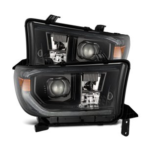 Toyota Tundra Headlights - AlphaRex - PRO-Series Projector - Alpha-Black - `07-`13