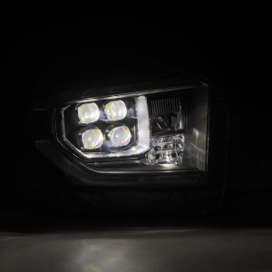 Toyota Tundra Headlights - AlphaRex - NOVA-Series LED Projector - Black - `14-`21