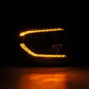 Toyota Tundra Headlights - AlphaRex - LUXX-Series LED Projector - Alpha-Black - `14-`21
