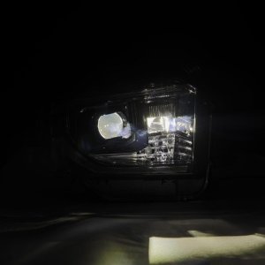 Toyota Tundra Headlights - AlphaRex - LUXX-Series LED Projector - Alpha-Black - `14-`21