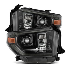Toyota Tundra Headlights - AlphaRex - PRO-Series Projector, Alpha-Black - Black - `14-`21