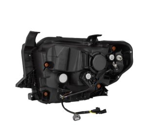 Toyota Tundra Headlights - AlphaRex - PRO-Series Projector, Alpha-Black - Black - `14-`21