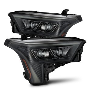 Toyota Tundra Headlights - AlphaRex - Luxx-Series - Alpha-Black - `22-`23