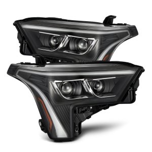 Toyota Tundra Headlights - AlphaRex - LUXX-Series - Black - `22-`23